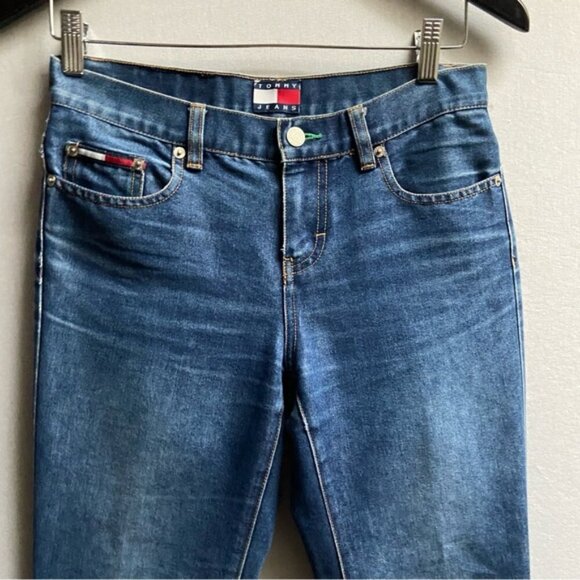 Vintage Tommy Hilfiger Y2K straight leg denim jeans Sz 29 - Picture 4 of 11